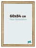 Photo Frame 60x84cm Gold Antique MDF Lazio Front Size | Yourdecoration.co.uk