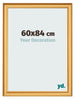 Photo Frame 60x84cm Gold Matte MDF Lazio Front Size | Yourdecoration.co.uk