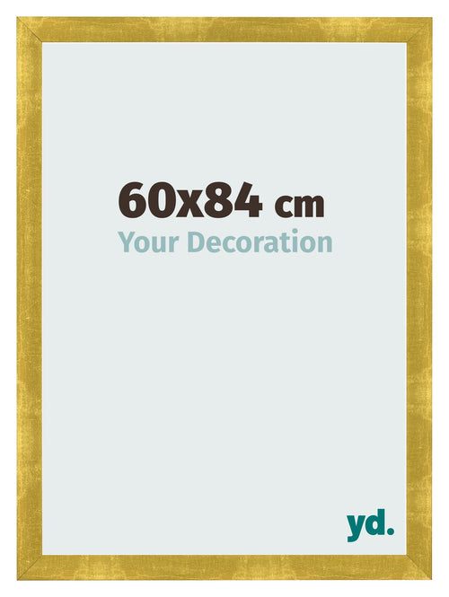 Photo Frame 60x84cm Gold Vintage MDF Pisa Front Size | Yourdecoration.co.uk