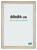 Photo Frame 60x84cm Metallic Gloss MDF Lazio Front Size | Yourdecoration.co.uk