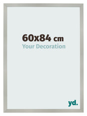 Photo Frame 60x84cm Silver Matte MDF Bologna Front Size | Yourdecoration.co.uk