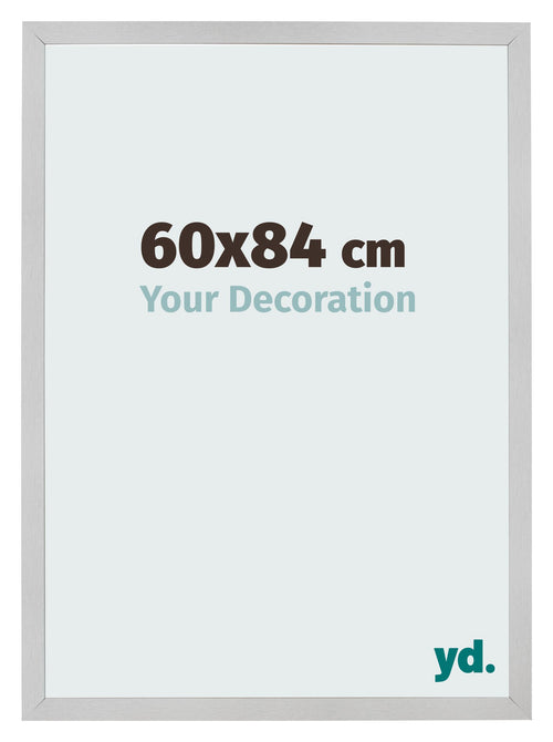 Photo Frame 60x84cm Stainless Steel MDF Bologna Front Size | Yourdecoration.co.uk
