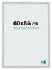 Photo Frame 60x84cm Stainless Steel MDF Bologna Front Size | Yourdecoration.co.uk