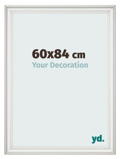 Photo Frame 60x84cm White Swept MDF Lazio Front Size | Yourdecoration.co.uk