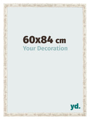 Photo Frame 60x84cm White Vintage MDF Bologna Front Size | Yourdecoration.co.uk