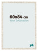 Photo Frame 60x84cm White Vintage MDF Bologna Front Size | Yourdecoration.co.uk