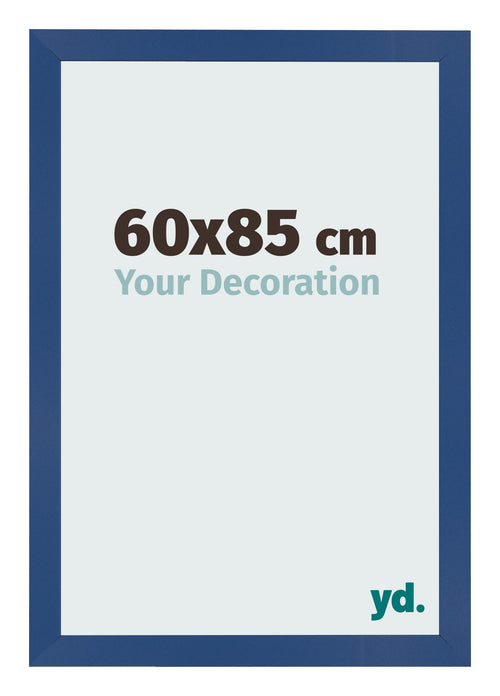 Photo Frame 60x85 cm Dark Blue MDF Bologna Front Size | Yourdecoration.co.uk