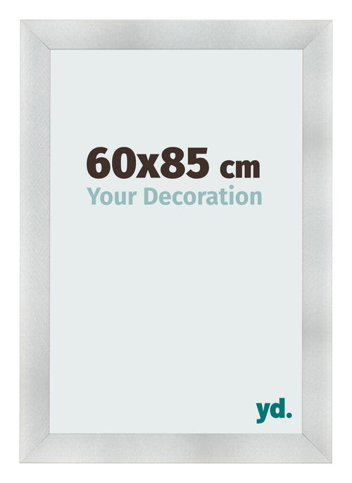 Photo Frame 60x85cm Aluminum Brushed MDF Pisa Front Size | Yourdecoration.co.uk