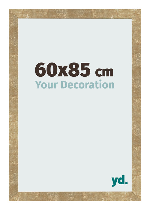 Photo Frame 60x85cm Gold Antique MDF Bologna Front Size | Yourdecoration.co.uk