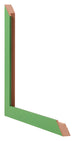 Photo Frame 60x85cm Green MDF Bologna Detail Intersection | Yourdecoration.co.uk