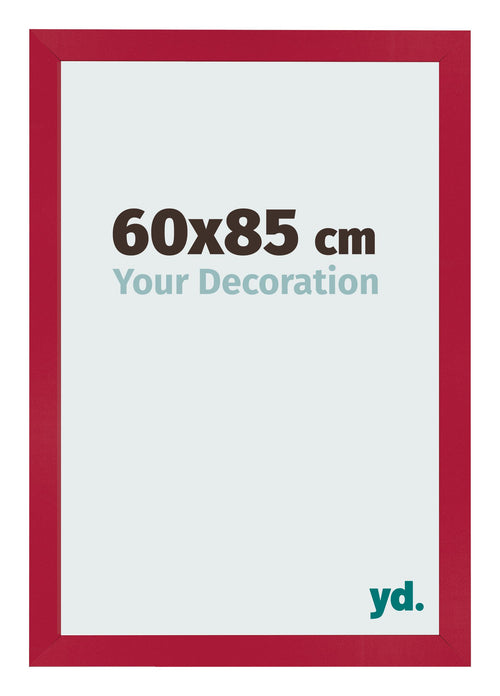 Photo Frame 60x85cm Red MDF Bologna Front Size | Yourdecoration.co.uk