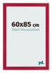 Photo Frame 60x85cm Red MDF Bologna Front Size | Yourdecoration.co.uk