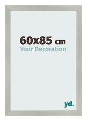 Photo Frame 60x85cm Silver Matte MDF Bologna Front Size | Yourdecoration.co.uk