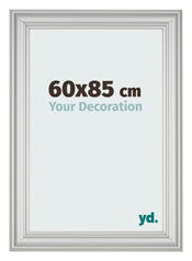 Photo Frame 60x85cm Silver Matte MDF Lazio Front Size | Yourdecoration.co.uk