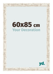 Photo Frame 60x85cm White Vintage MDF Bologna Front Size | Yourdecoration.co.uk