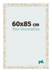 Photo Frame 60x85cm White Vintage MDF Bologna Front Size | Yourdecoration.co.uk