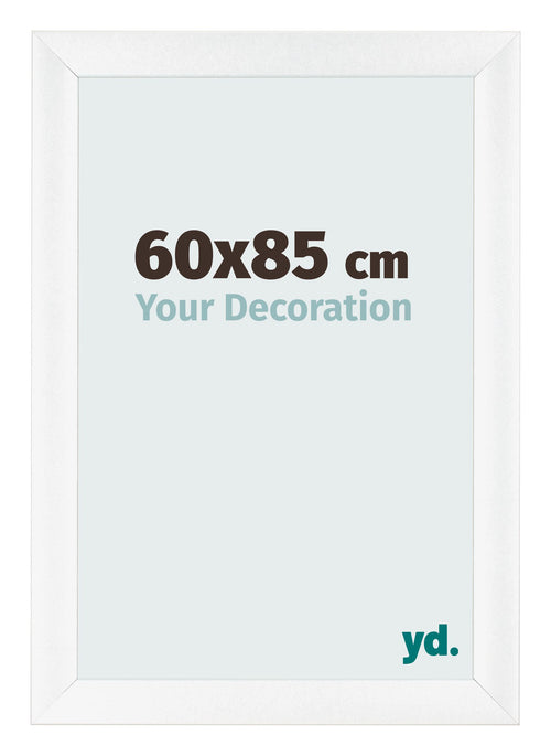 Photo Frame 60x85cm White Vintage MDF Pisa Front Size | Yourdecoration.co.uk