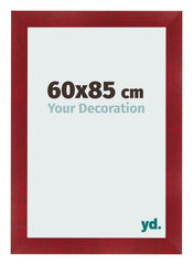 Photo Frame 60x85cm Wine Red Swept MDF Pisa Front Size | Yourdecoration.co.uk
