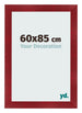 Photo Frame 60x85cm Wine Red Swept MDF Pisa Front Size | Yourdecoration.co.uk