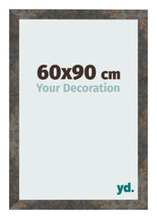 Photo Frame 60x90 cm Oxidized Metal MDF Bologna Front Size | Yourdecoration.co.uk