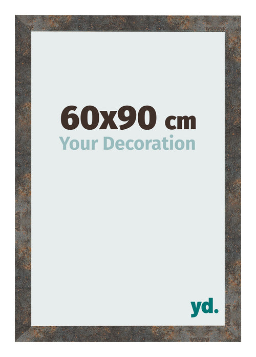 Photo Frame 60x90 cm Oxidized Metal MDF Bologna Front Size | Yourdecoration.co.uk