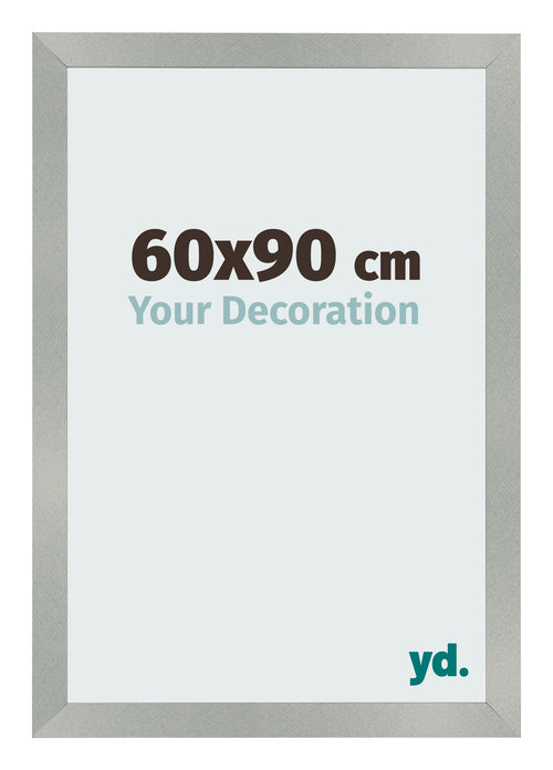 Photo Frame 60x90cm Aluminum Brushed MDF Bologna Front Size | Yourdecoration.co.uk