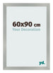 Photo Frame 60x90cm Aluminum Brushed MDF Bologna Front Size | Yourdecoration.co.uk