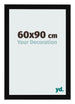 Photo Frame 60x90cm Black High Gloss MDF Bologna Front Size | Yourdecoration.co.uk