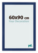 Photo Frame 60x90cm Dark Blue Swept MDF Bologna Front Size | Yourdecoration.co.uk