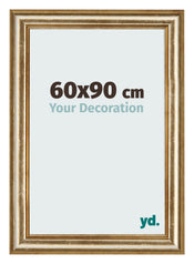 Photo Frame 60x90cm Gold Antique MDF Lazio Front Size | Yourdecoration.co.uk