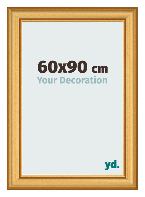 Photo Frame 60x90cm Gold Matte MDF Lazio Front Size | Yourdecoration.co.uk