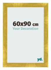 Photo Frame 60x90cm Gold Vintage MDF Pisa Front Size | Yourdecoration.co.uk