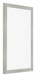 Photo Frame 60x90cm Silver Matte MDF Bologna Front Oblique | Yourdecoration.co.uk