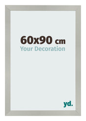 Photo Frame 60x90cm Silver Matte MDF Bologna Front Size | Yourdecoration.co.uk