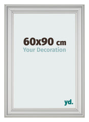 Photo Frame 60x90cm Silver Matte MDF Lazio Front Size | Yourdecoration.co.uk