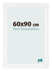 Photo Frame 60x90cm White Vintage MDF Pisa Front Size | Yourdecoration.co.uk