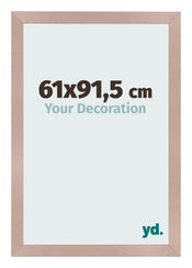 Photo Frame 61x91 5 cm Dusty Pink MDF Bologna Front Size | Yourdecoration.co.uk