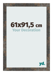 Photo Frame 61x91 5 cm Oxidized Metal MDF Bologna Front Size | Yourdecoration.co.uk