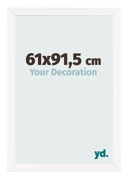 Photo Frame 61x91 5 cm White High Gloss MDF Bologna Front Size | Yourdecoration.co.uk