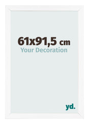 Photo Frame 61x91 5 cm White Matte MDF Bologna Front Size | Yourdecoration.co.uk