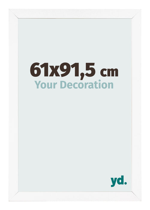Photo Frame 61x91 5 cm White Matte MDF Bologna Front Size | Yourdecoration.co.uk