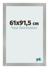 Photo Frame 61x91 5cm Aluminum Brushed MDF Bologna Front Size | Yourdecoration.co.uk