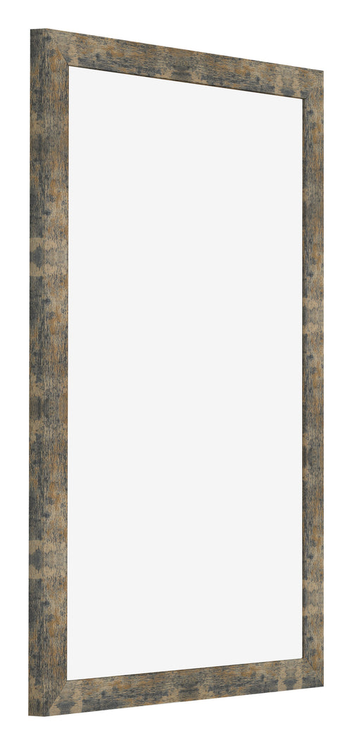 Photo Frame 61x91 5cm Blue Gold Melange MDF Bologna Front Oblique | Yourdecoration.co.uk