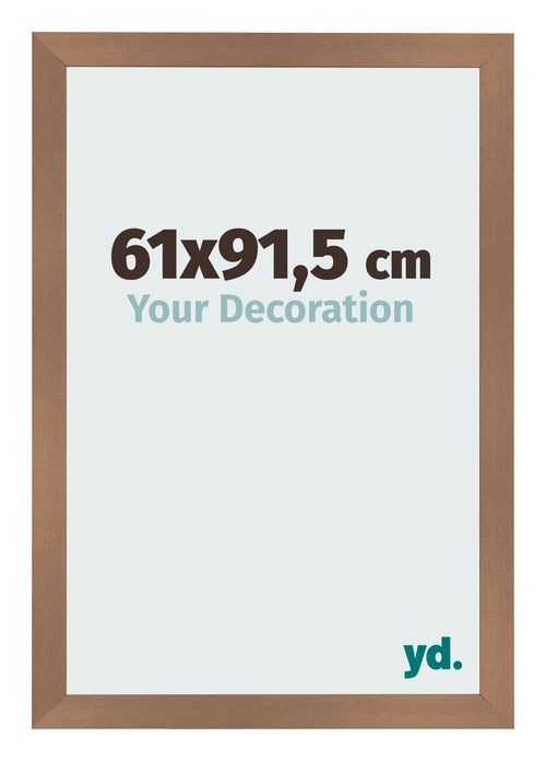 Photo Frame 61x91 5cm Copper Design MDF Bologna Front Size | Yourdecoration.co.uk
