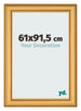 Photo Frame 61x91 5cm Gold Matte MDF Lazio Front Size | Yourdecoration.co.uk