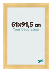 Photo Frame 61x91 5cm Gold Vintage MDF Pisa Front Size | Yourdecoration.co.uk