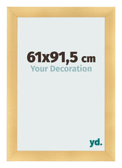 Photo Frame 61x91 5cm Gold Vintage MDF Pisa Front Size | Yourdecoration.co.uk
