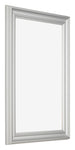Photo Frame 61x91 5cm Silver Matte MDF Lazio Front Oblique | Yourdecoration.co.uk