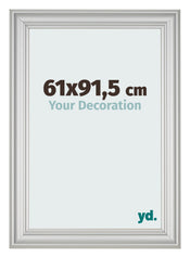 Photo Frame 61x91 5cm Silver Matte MDF Lazio Front Size | Yourdecoration.co.uk