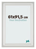 Photo Frame 61x91 5cm White Swept MDF Lazio Front Size | Yourdecoration.co.uk